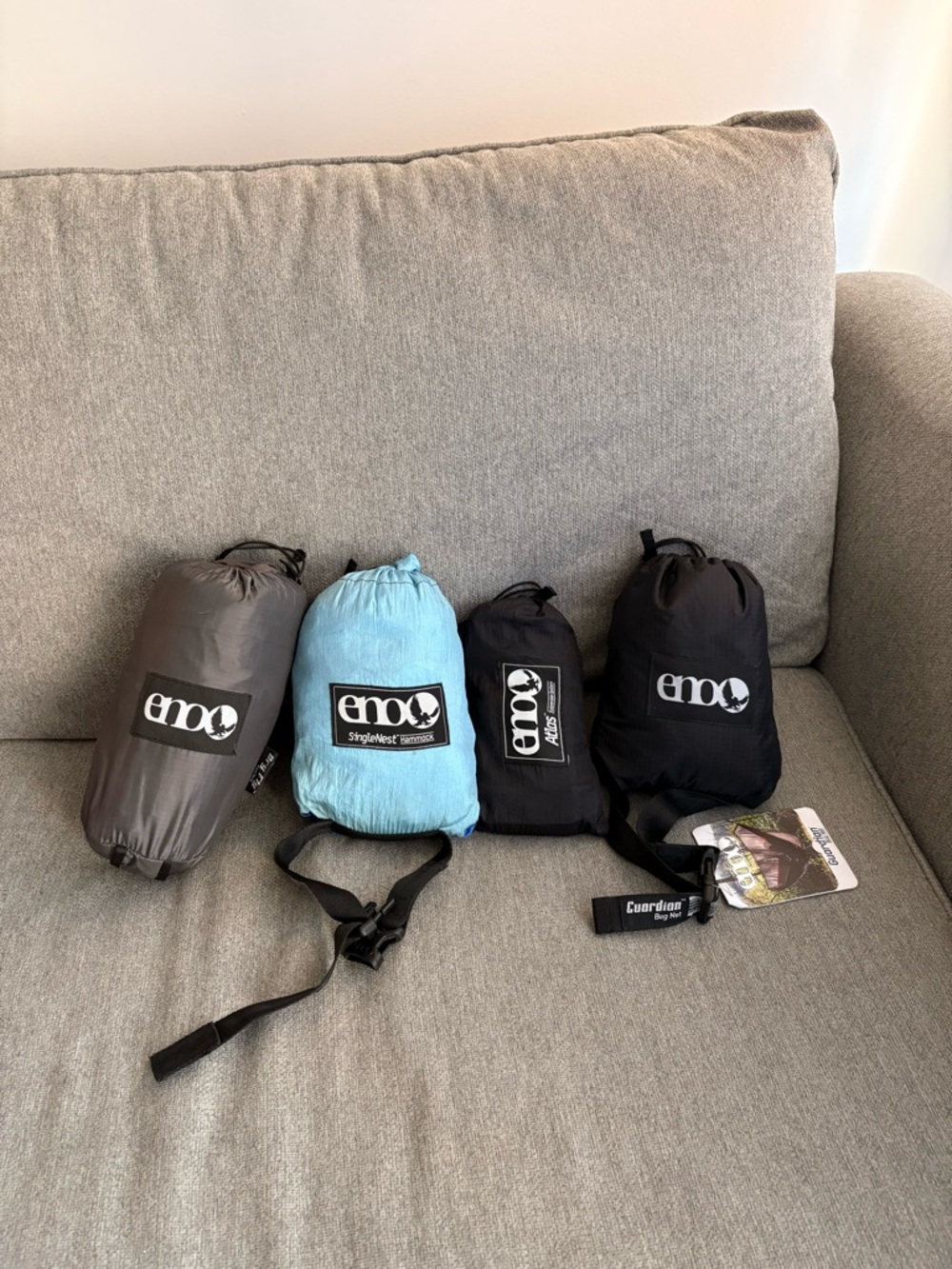 ENO Hammock Full Setup – Hammock + Straps + Rain Fly + Bug Net
